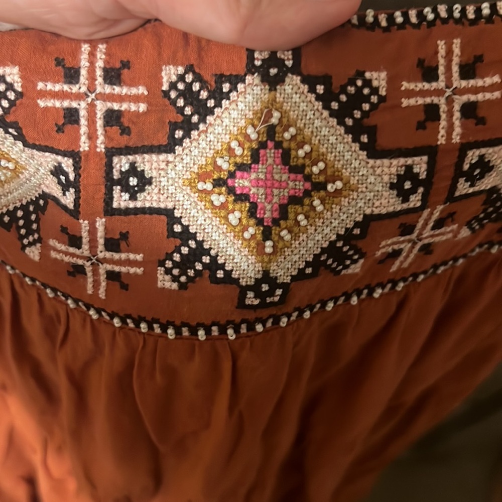 Anthropologie boho long skirt. Sz sm. - Picture 4 of 4